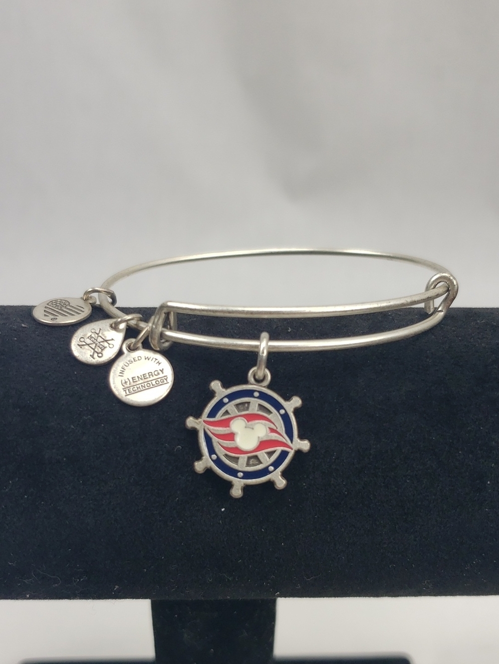 Alex and Ani Disney Cruise Line Nautical Ship Wheel Bangle Bracelet